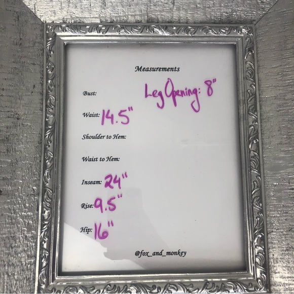 BDG Sz 28 High-Waist Kick Flare Cropped Striped Jeans - Picture 11 of 11